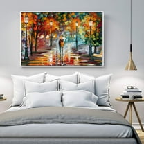 wall26 Floating Framed Canvas Wall Art for Living Room, Bedroom Scenery Canvas Prints for Home Decoration Ready to Hang - 16x24 inches