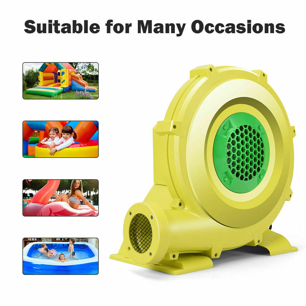 Air Blower Pump Fan 60Hz 4.2A 480W 0.64HP For Inflatable Bouncers House 