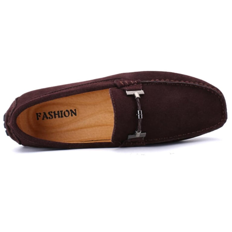 Go Tour Men\'s Leather Slip-on Loafers Driving Shoes Casual Size 11 M Amazon.com | Go Tour Men main image 2