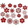 thumbnail image 2 of VWAQ Flower Decals for Wall Nursery - Wall Stickers Decor, 2 of 2