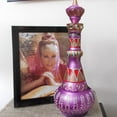 thumbnail image 3 of I Dream Of Jeannie Genie Hand Painted Glass Blown Purple Mulberry Bottle, 3 of 5