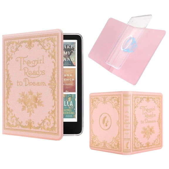 Vane Oak Magnetic Detachable Book Cover Case for 7" Kindle Paperwhite 12th Gen 2024 and Kindle Colorsoft Signature Edition, Slim PU Leather Case with Auto Wake/Sleep (Dream)