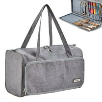 GASTROPOD Organizer Bag for Knitting Projects,Large Tote Bag for Storage Yarn Supplies,Organizer Tote for Weave Tools Crochet Accessories Needles/Hooks,Lightweight Holder with Adjustable Strap