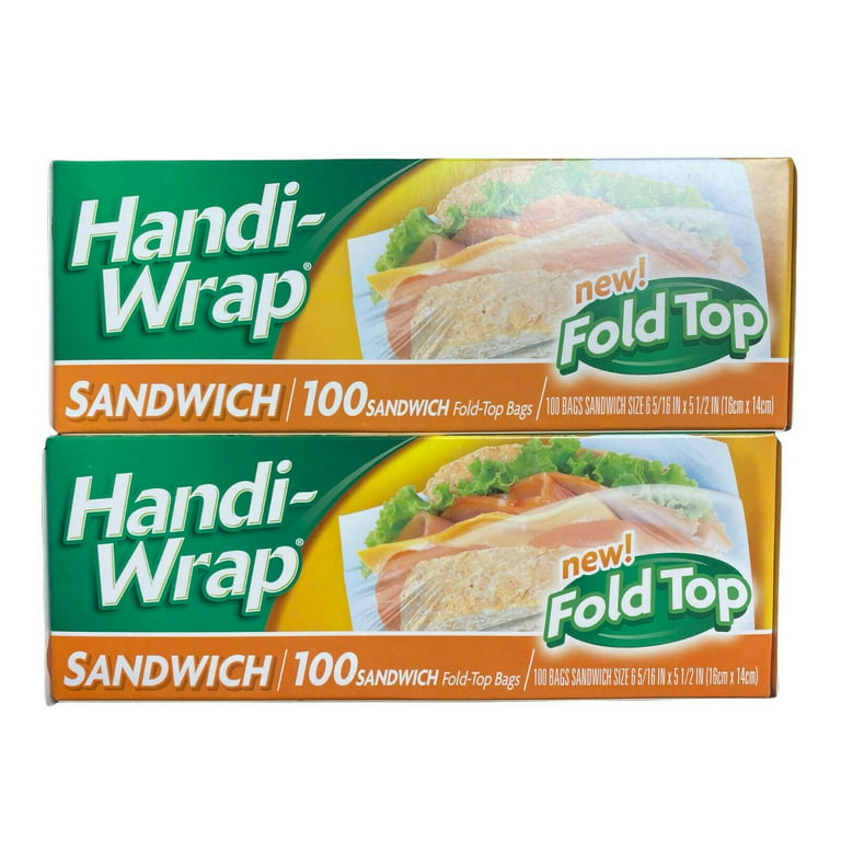 Large Sandwich Bag Kraft for Round Sandwich - 500PK