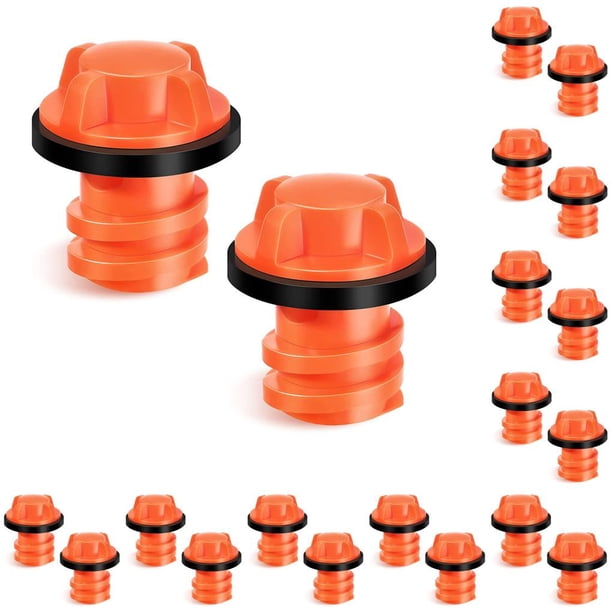 Wosthever Paquete de 2 cajas refrigeradas con aislamiento para enfriador de pesca, tapones de drenaje de agua, reemplazo de bloqueo de pescado Type1 NO1