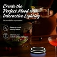 thumbnail image 4 of Smart Coaster 2.0 Cocktail Machine, Portable APP-Features, Easy To Clean & Carry, Cocktail Mixer,Interactive Lighting with Built-in Smart Sensing Tech for Home Party Mat Bar Club Drink, 4 of 8