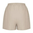 thumbnail image 5 of Ashirexll Women's Shorts, Summer Shorts for Women, Casual Vintage Pants Color Pocket Shorts, 5 of 7