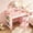 33.9'' Pink, variant on JassmiPkwy Princess Kids Vanity Set with Mirror and Lights, Toddler Vanity Table with Chair, Storage Tabletop, Bookshelf, White