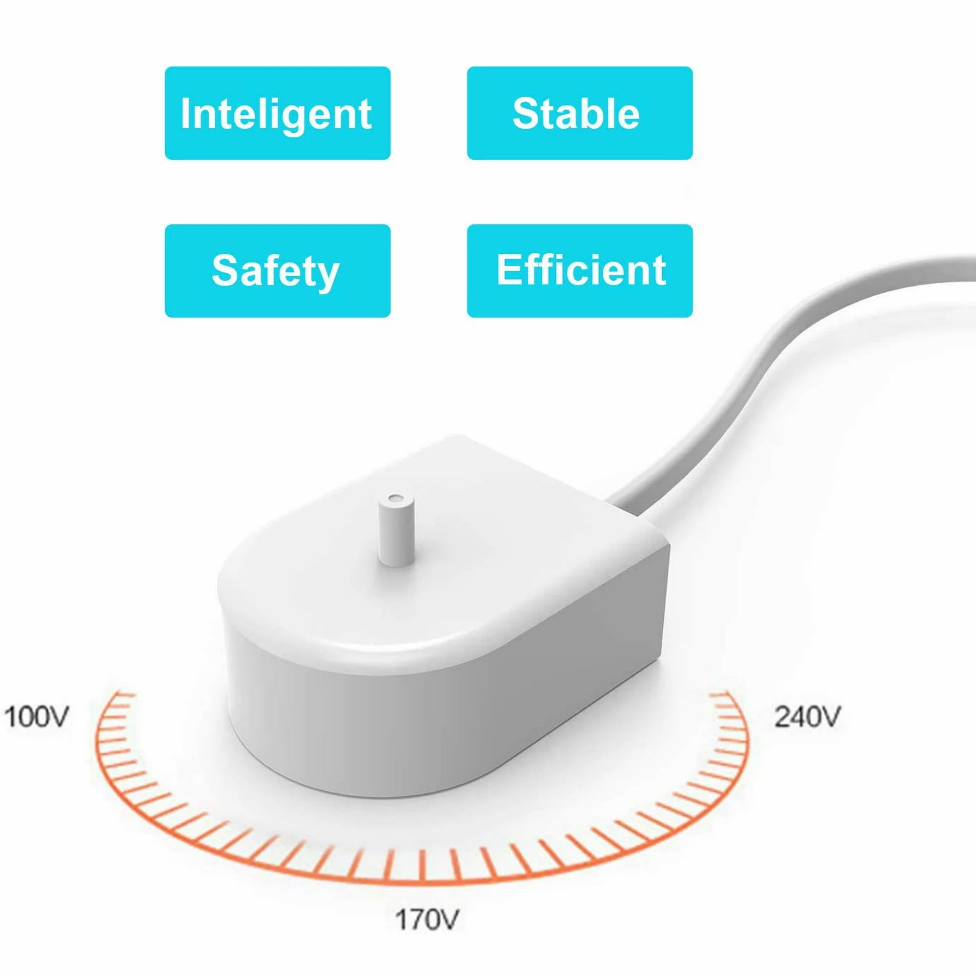 Philips Sonicare Electric Toothbrush HX6100 Replacement Charger Dock, Travel Charger for Philips Sonicare HX3000 / HX6000 / HX8000 / HX9000 Series