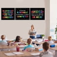 thumbnail image 2 of Koyal Wholesale Classic Rainbow Throw Kindness Growth Mindset Classroom Banner Sign for Teachers, Door, Wall Decor, 2-Pk, 2 of 5