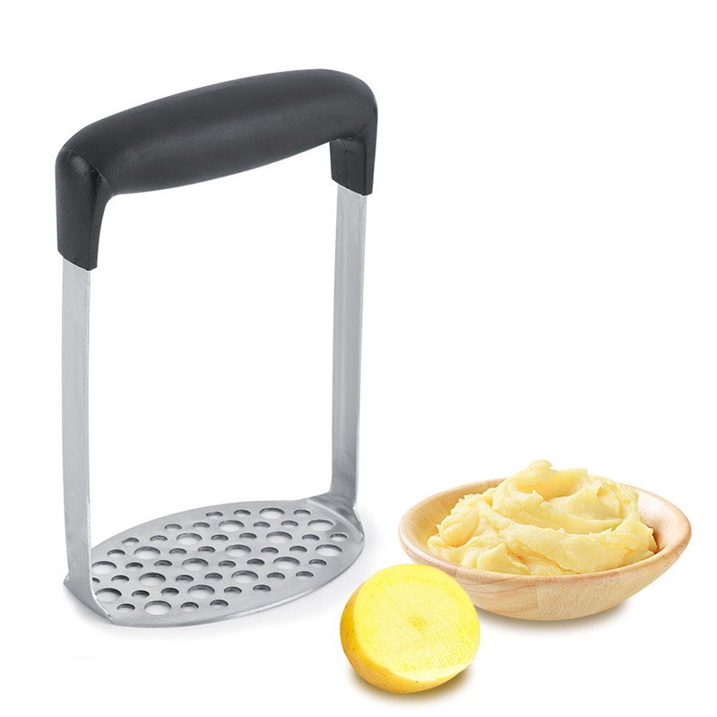 Stainless Steel Potato Masher Handheld Kitchen Mashing Tool with