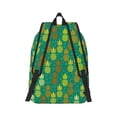 thumbnail image 3 of Naloa Canvas Backpack for Men Women Pineapples1 Print Rucksack Casual Travel Daypack Large and Small Durable College Tote Satchel Bookbag for Teens, 3 of 8