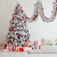 thumbnail image 4 of Christmas Heart Ribbon Decoration, Long Wool Strips with Colorful Shine for Tree Fireplace Door, Festive Wedding Pull Flower Ribbons for Party Home Holiday Scene Layout, 4 of 6