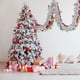 thumbnail image 4 of Guirnalda de árbol de Navidad dorada y plateada - Decoración metálica de 200 cm para bodas, fiestas, lugares, chimeneas y decoraciones navideñas, 4 of 6