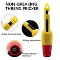 thumbnail image 3 of VBXOAE 2mm Circuit Maintenance Stab Wire Probe-Insulation Piercing Clip for Car Line Detector,Red and Black Color-Coded,In-Line Retention Feature,Easy Wire Testing and Identification,2PC Yellow, 3 of 3