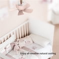 thumbnail image 1 of Portable Ceiling Fan USB Powered Hiking Tent Hanging 3.5W Outdoor Hiking Hanging Summer Cooling Remote Control Timing Function Household Cooler Pink, 1 of 9