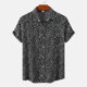 thumbnail image 3 of Camisa hawaiana de verano para playa para hombre, camisas con estampado 3D de flores y hojas, cuello de solapa, manga corta, blusa con botones, ropa para hombre, 3 of 5