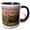 Black/White, variant on 3drose, Morocco. the Oasis Behind the Village of Tinerhir., 11oz Mug