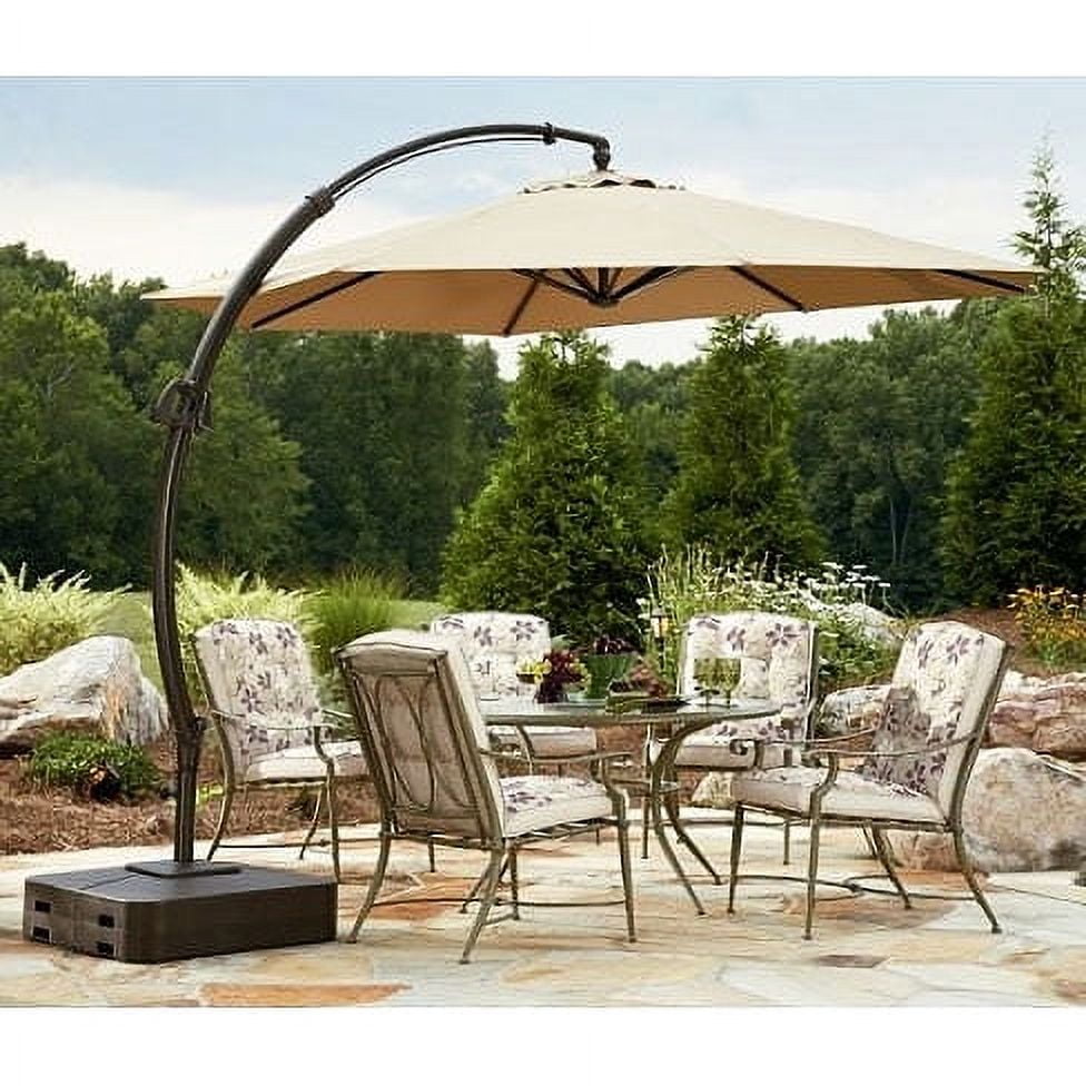 9ft rectangular patio umbrella 15 ft. x 9 ft. Large Double-Sided Market Umbrella, Rectangular Patio  Umbrella with Light, Base for Yard, Lawn in Red XJ-W419P145382
