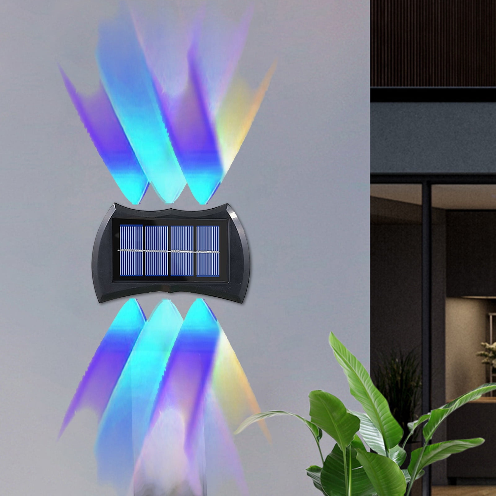 Aidoshy LED Outdoor Solar Lights, Land-scape Spotlights, Garden Lights, Wireless Solar Powered Outdoor Lights/Lighting For Yard, Walkway,Solar Street Lights Outdoor