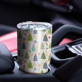 thumbnail image 4 of 30oz Multicolor Christmas Tree and Ornament Pattern Tumblers Stainless Steel Tumbler with Lid and Straw,Vacuum Insulated Double Wall Travel Tumbler Cups Mug with Cleaning Brush for Coffee,Tea, 4 of 7