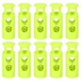 thumbnail image 1 of Unique Bargains 30Pack 4mm Cord Lock Plastic Double Hole Spring Toggle Stoppers, Bright Green, 1 of 5