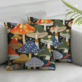 thumbnail image 3 of nygtbtfer Mushroom Silk Pillow Cases , Farmhouse Colorful Silk Satin Pillowcase for Hair and Skin, Preppy Nursery Decorative Pillow Covers for Bed Girls Toddlers Classroom Kids Room White, 3 of 7
