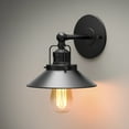 thumbnail image 6 of Gatco 1712 Modern Farmhouse Metal Single Sconce, Matte Black, 6 of 7