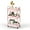 Pink, variant on 3 Tier Rolling Cart with Table top, Metal Rolling Utility Cart, Sturdy Storage Organizer Cart with Locking Wheels & Hooks for Office, Classroom, Kitchen and Bathroom