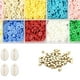 thumbnail image 5 of espaciadoras de arcilla polimérica Heishi, planas y redondas de 6 mm con cordón elástico para joyas, suministros, pulseras, pend - 18 rejillas 18 rejillas 3692 piezas Macarena cuentas de arcilla heishi, 5 of 8