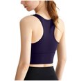 thumbnail image 4 of Womens Longline-Seamless Sports Bras Racerback No Underwire Push-Up High-Impact Bralettes Ladies Stretchy Pullover Support Workout Underwear, 4 of 7