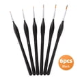 thumbnail image 1 of Paintbrush,6pcs Professional Fine Paintbrush Oil Watercolor Set 6pcs Professional Model Paint Brush Detail Paint Brushes Set Professional Fine Brushes Watercolor Nail Craft Detail Paint Brushes Roc, 1 of 6