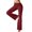Red, variant on BUIGTTKLOP Wide Leg Yoga Pants for Women Seamless High Waisted Sweatpants Loose Fitted Sports Running Athletic Pants