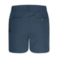 thumbnail image 5 of Men Casual Dresses Shorts Printed Elastic Waistband Drawstring Pocket Beach Pants Navy, 5 of 7