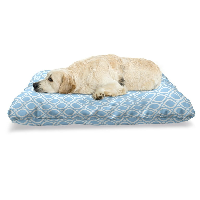 Oval dog bed top cushion removable cover