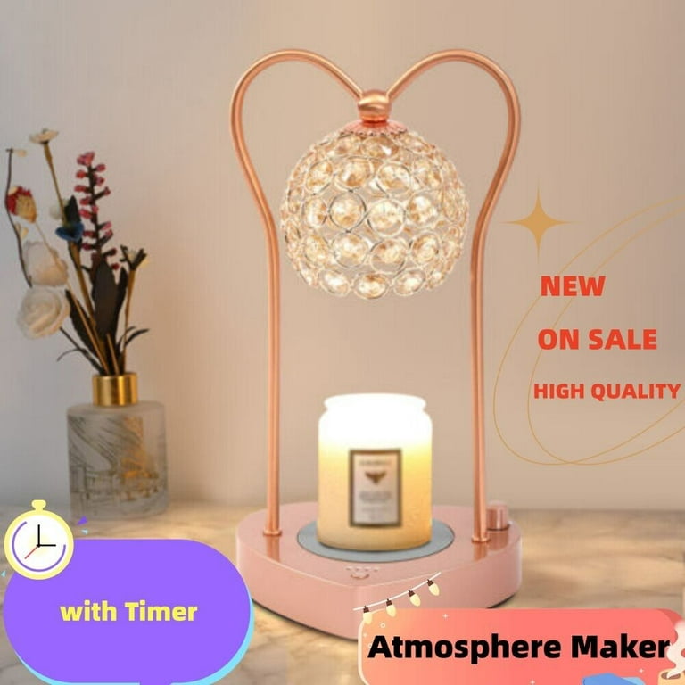 LUXGAREN Electric Candle Warmer Lamp With Timer and Dimmer, Candle Lamp, Candle  Warmer Light, Candle Melting Lamp, Wax Lamp, Wax Melt Warmer 