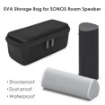 thumbnail image 4 of Carrying Case For Sonos Roam Hardshell Portable Speaker Carrying Storage Case EVA Storage Box Waterproof Speaker Protective Case Black, 4 of 6