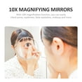 Bathroom Magnifying Mirror Suction Cup Mirror 10X Magnifying Cosmetics