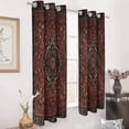 thumbnail image 3 of Bohemia 2 Panels Blackout Curtains for Bedroom Living Room Drapes Kitchen Room Window Blackout Curtain Grommet, 3 of 6