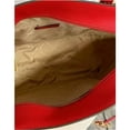 thumbnail image 3 of Michael Kors Bolso Tote Grande con Cremallera Superior y Cordón Gilly de Piel Saffiano en Rojo Brillante, 3 of 6