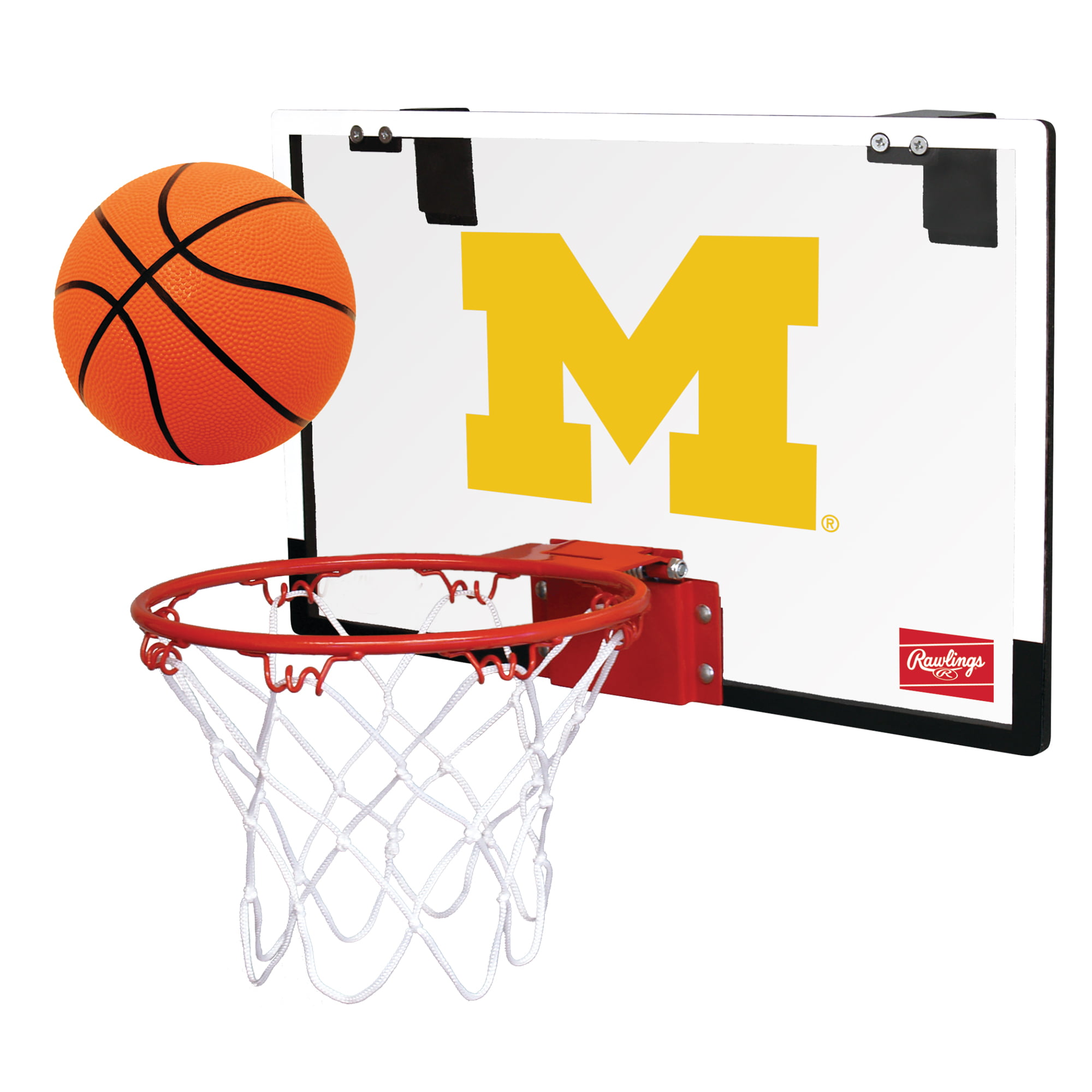 Rawlings NCAA Game On Basketball Hoop Set, University of Michigan