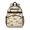 Excavator and Road Sign Beige, variant on Excavator and Star White Pattern Cute School Backpack Bag for School with Padded Back and Adjustable Shoulder Straps 15.25"x11.5"x5.25"