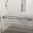 thumbnail image 4 of Brixwell TB-18BTB-SA 18 Inches Center To Center Standard Tubular Shower Towel Bar Back to Back Mount Without Washers Satine, 4 of 6