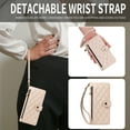 thumbnail image 3 of For Samsung Galaxy S20 FE Wallet Case: with RFID Blocking Card Slots [5 Cards+1 Cash Slot+1 Zipper Pocket | Soft PU Leather Magnetic Snap | Crossbody & Wrist Strap Protective Phone Cover,Red, 3 of 13