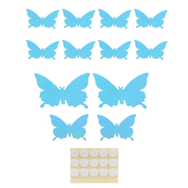 Home Decor, Durable 3-Dimensional Unique Wallpaper -shaped For Window Display For Home Decoration For Wall For Wedding Shiny Blue
