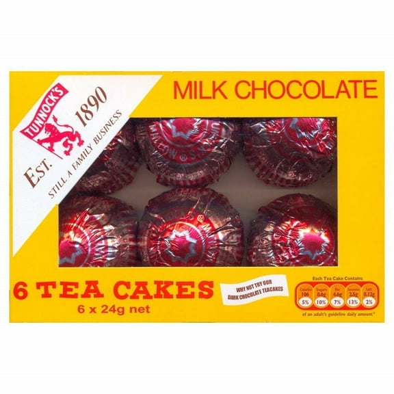 Tunnock's Milk Chocolate Teacakes (6 per pack - 144g)