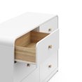 thumbnail image 5 of Storkcraft Santos 6 Drawer Nursery Double Dresser, White, 5 of 12