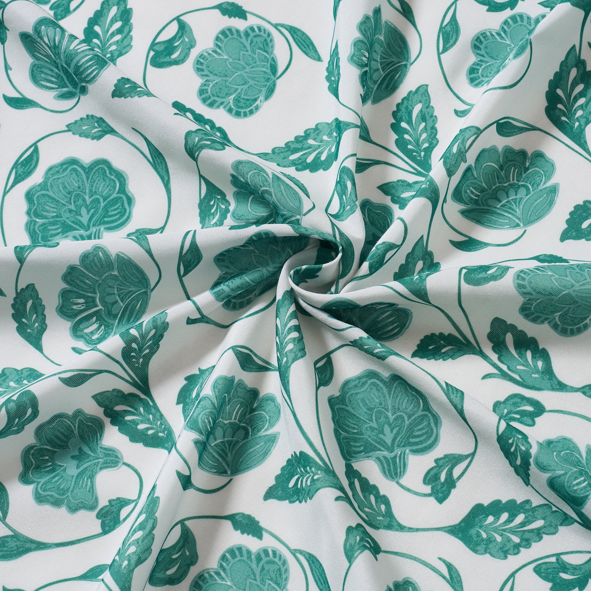 Mainstays by Becky G. & Alejandra Fabric Tablecloth, Green Floral, 60" x 102"