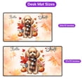 thumbnail image 5 of Hello Fall Poodle Scarf Welcome Autumn with Leaves Pumpkins Desk Mat Full Keyboard Mouse Pad Poodles Dog Lover Gifts Idea Large Mousepad - 00011, 5 of 5