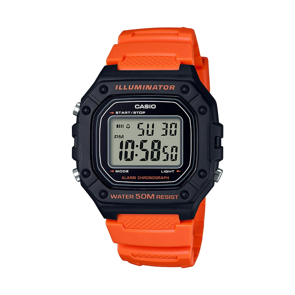 casio watch orange